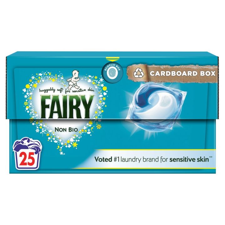 Fairy Non Bio Washing Laundry 25 Capsules