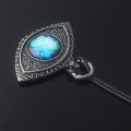 Game Bloodborne Cosmic Eye Necklaces Crow Hunter Wheel Hunter Badge Pendant Necklace Men Women Fans Cosplay Jewelry Gift. 