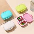 Mini Portable Pill Storage Box Divider Travel Cutter Splitter Case Storage Compartment Cases Dispenser With Organizer Hold Smart Container Pills Rectangular Pills Cutter Storage Box. 