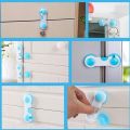 2pcs Child Safety Cabinet Lock Baby Proof Security Protector Drawer Door Cabinet Lock Plastic Protection Kids Safety Door Lock. 