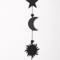 Black Wooden Moon Phase Wall Hanging Moon Decor Boho Home Decor ROOM Decoration Moon Garland Bedroom Living Room Nursery Gift. 