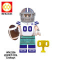 Kids toys Compatible with LEGO building blocks  Foreign Trade Goods WM6133 Assembled Toys   Philadelphia Eagles Football Series Minifigure Building Blocks Bag. 