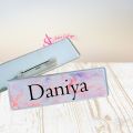 Daniya name badge. 