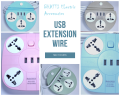 Extension Board with USB port High Quality Extension Board With plugs and USB Options, Highly Durable and Shockproof in Multicolor. 