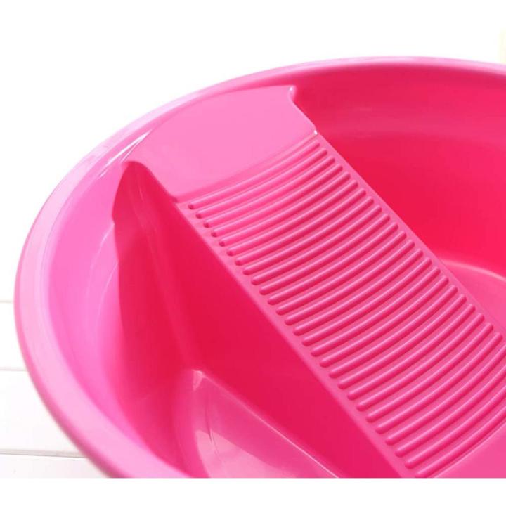 Washboard Washing Clothes Hand Wash Board - Compact Bucket, Basin for Laundry
