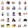 50PCS My Hero Academia Shoto Todoroki Stickers Cosplay Bakugou Katsuki Midoriya Izuku PVC Waterproof Stickers Gifts for Kids. 