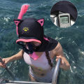 Swiming Diving Facekini UV Sun Protection Full Face Mask Head Neck Cover Face Elastic Swim Cap for Diving Water Sports Wear. 