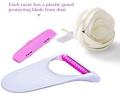 Disposable 6 Blades Body & Bikini Shaving Razor For Women - Pink. 