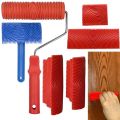 Wood Grain Tool Set, 6Pcs 7 inch Graining Painting Tool Wood Texture Paint Roller Wood Pattern Tools for Wall Room Art. 