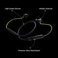 boAt Rockerz 335 Bluetooth in Ear Neckband with Qualcomm aptX & CVC, Upto 30 Hours Playback, ASAP Charge, Signature Sound, IPX5 and BTv5.0(Black). 