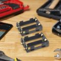 5Pcs/Lot 2 x 26650 Battery Holder SMD with Bronze Pins 26650 Battery Storage Box -26650-2C-SMT. 