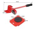 Online Karachi - Furniture Moving Tool Heavy Object Mover Furniture Transport Lifter & Furniture Slides Moving House Cabinet Sofa Bed Desk 4 Wheeled Mover Roller 1 Wheel Bar Hand Tools Set. 