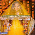 BABA KI RANI Mehndi Mayon Mayu Qabool Hai with Groom Name Customization Bridal Net Fancy Dupatta Wedding Nikah Party - yellow - Fine Tailored Stitch For Shadi Qubool Hai Lace Dupatta Along with Nikah Pen Free Gift for your special day. 