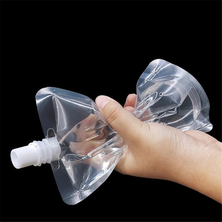 Stand-Up Spout Pouch Hygienic Plastic Travel-Friendly Hand Sanitizer Leak-Proof Reusable Bottle for Outdoor Activities Travel Essentials Beauty And Skincare Hygiene On The Go Suitable For All Ages