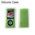 iPod Nano 5 Gen (5th Generation) Silicone Skin Case Rubber Cover Green. 