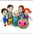 World Top Kids Brand Cocomelon Stuffed Doll Toys Cartoon Characters Family Doll Toy Lovely Stuffed Cushion Pillow Doll Soft Toy For Kids Children Boy Girl Birthday Gifts Cocomelon Plush Toy Cartoon Tv Series--6 pieces family set. 