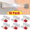 Magnetic Cabinet Catches Ultra Thin Door Strong Magnets Stopper Invisible Adhesive Drawer Magnet Lock for Kitchen Closet Closer. 