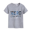 Children's clothing wholesale one piece dropshipping new middle and large children's summer sweat-absorbing T-shirt casual tops for boys and girls. 