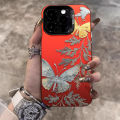 The latest Upscale Phone Case For iPhone 11 12 13 14 15 ProMax 7 8 14 15Plus X XR XSMax Retro Butterfly Protective Shell. 