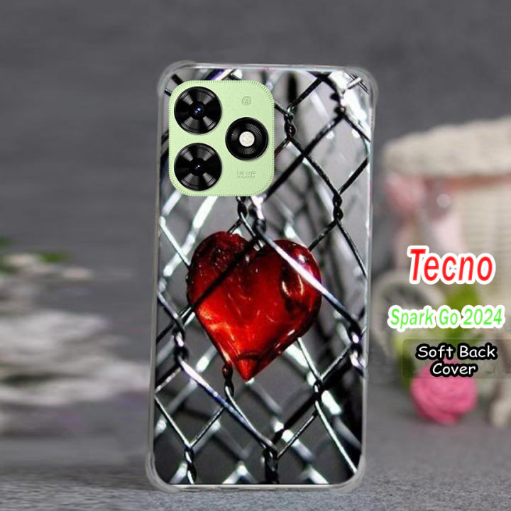 Tecno Spark Go 2024 Back Cover - Heart 2Gud Soft Phone Case For Boys And Girls