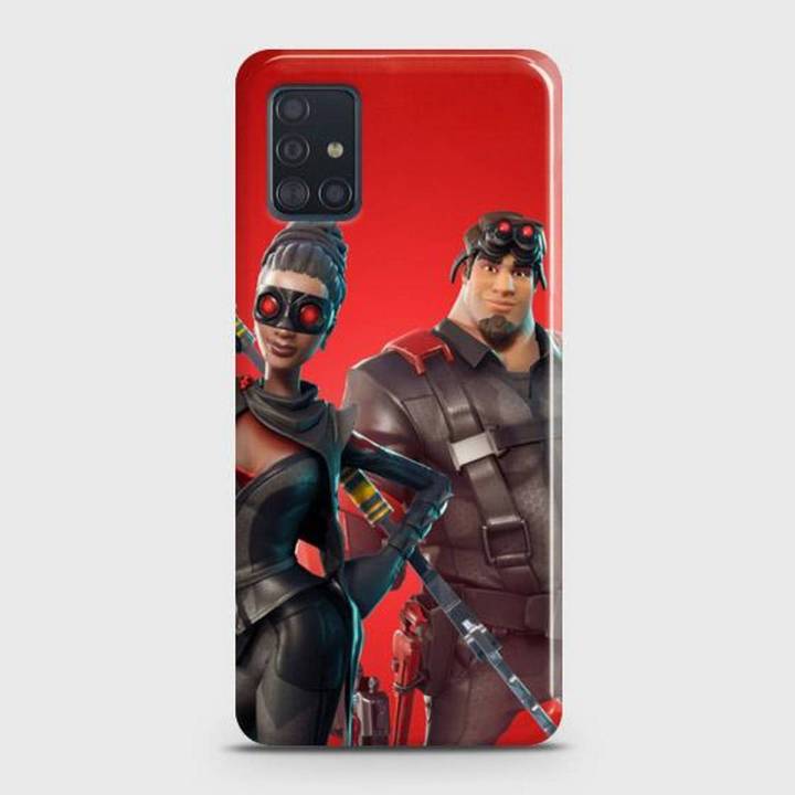 Samsung Galaxy A71 Cover Fortnite Character Hard Cover- Design 42 Case
