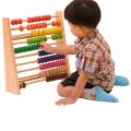 Wooden Abacus Calculation Colorful Beads Set for Kids. 