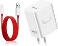 One Plus Charger 65W PD Power Adapter + Type-C to Type-C Data Cable - Orignal Warp Charge Fast Charging for One Plus Devices. 