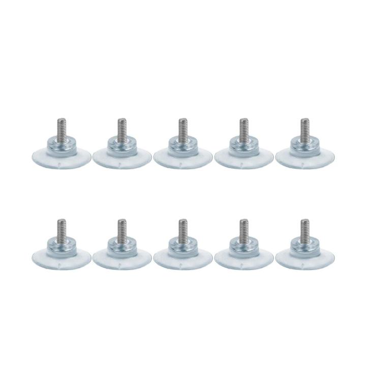10 Pcs Rubber Strong Suction Cup Replacements for Glass Table Tops with M6 Screw