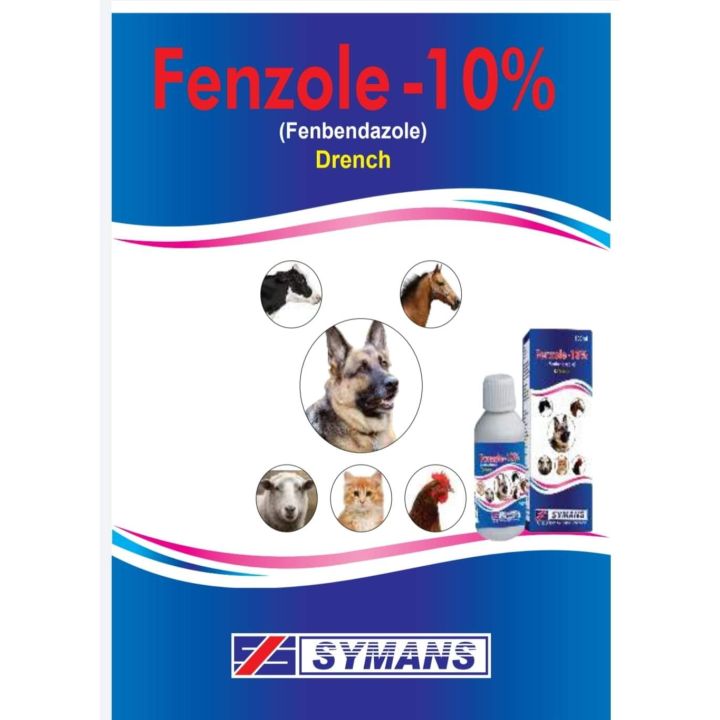 Fenzole Deworming Syrup 100 ML - Pet Dewormer - Fenbendazole
