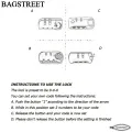 BAGSTREET New Waterproof Anti-Theft Unisex Sling Crossbody Bag with USB Charging Port and Combination Lock - Black. 