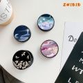 Glossy Popular Marble Expanding Phone Stand Grip Finger Rring Support Anti-Fall Round Foldable Mobile Phone Holder for Xiaomi. 