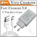 Original 44w Charger Fast Charging QC 5.0 Dual Engine Charging Adapter + Type C Data Cable USB 3.0. 