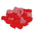 100Pcs Embroidery Cloth Stickers Rose Pattern Iron Patches DIY Backpack Clothing Accessories. 
