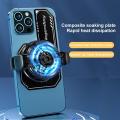 Mobile Phone Heat Dissipation Cooling Fan Back Clip Game Cooler Cell Phone Cool Heat Sink for iphone/Samsung/Xiaomi Radiator. 