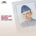 Pack of 2 Quaid-e-Azam & Allama Iqbal Portraits | HD Picture Printed on Art Paper 18*23 inches. 