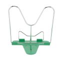 Adjustable Angle Foldable Portable Reading Book Stand Document Holder - green. 