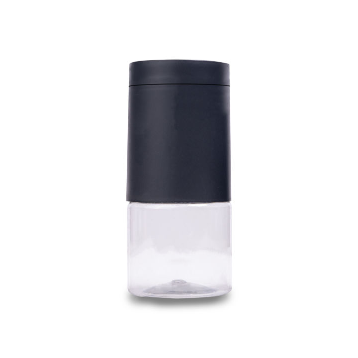 Pack of 6 plastic spice jars bottles containers with rotating shaker cap. Perfect for storing