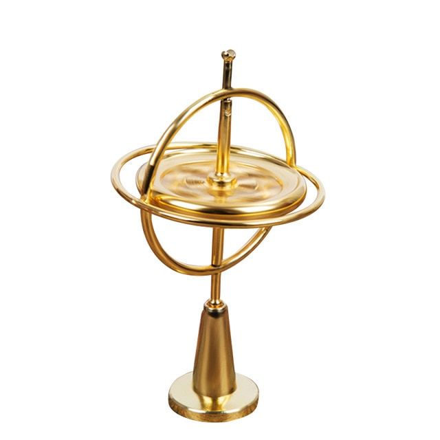 NYT Finger Gyroscope Gyro Scientific Educational Metal Gyroscope Pressure Reliever Classic Toy Traditional Antistress Toy Gyro Adult