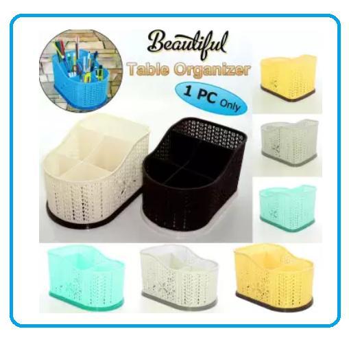 Kitchen and Office Table Desk ​​​​​​​Storage Organizer Basket, 5 Section pen spoon brush Holders Bucket Containers and forks tokri