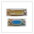 DVI to VGA Connector DVI 24+5 Male Convert To 15 Pin VGA Female Cable Adapter Converter For PC. 