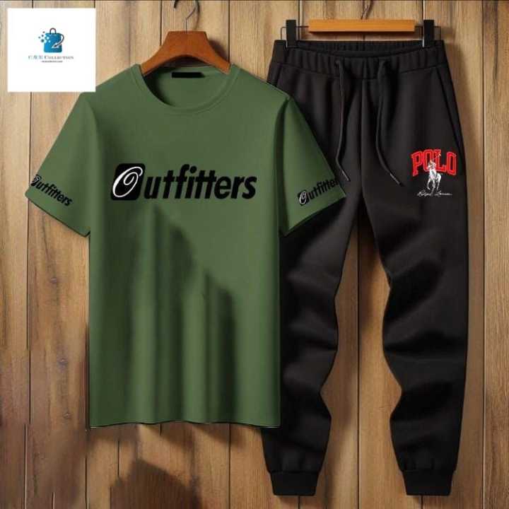 TRACKSUIT Outfitters Summer Printed Tracksuit For Men & Boys Soft