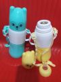 Always Feeding Penguin Design Baby Thermos Bottle Silicone Vacuum Glass Liner BPA free 230ml capacity Keep Milk Warm more than 12 hours.. 