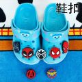 Jibbitz Avengers SpiderMan Captain America Jibitz Crocs Charm Jibbitz for Men DIY Marvel Iron Man Batman Charms Croc Pins Shoe Accessories Decorations. 