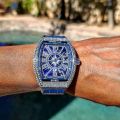 Pintime brand fashion business luxury waterproof quartz calendar quartz men's watch. 