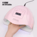 SUN X5 plus Nail Light Professional UV LED Nail Lamp -  120W, 36 UV LED Nail Lamp, Mini Size with Smart Auto Sensor, USB Plug, and LED UV Dual Light Source for Nail Art, Gel Nail Polish, and Curing.. 