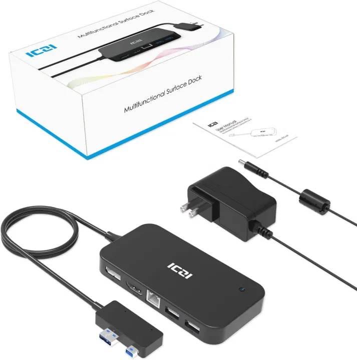 Surface%20Pro%20Hub,%20ICZI%20USB%20Mini%20DP%20Multiport%20Adapter%20with%20HDMI,%20DisplayPort,%20RJ45%20Ethernet,%20USB%203.0,%203.5MM%20Audio,%20USB2.0%20and%20DC%205v%20Charging,%20Only%20Compatible%20with%20Surface%20Pro%206,%20Pro%205,%20Pro%204%20-%20Image%206