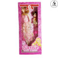3 Pcs Dress Up Set Barbie Doll With Baby Doll & Feeder - Fashion Clothes Skirt Casual Clothes Suit Girl toys - Cute Barbie Beautiful Long Hair Doll Moveable Joints With Shoes and Flexible Body Gift Set For Girl - Dressing Will Be Random - 12 Inch. 