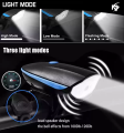 Noor's Speaker Bicycle Lights, Bicycle USB Rechargeable Bike Horn and Super Bright Light Rechargeable Bike Cycle light & Horn with High Low Flashing Beam and 140 DB Sound with 5 Different Horn Modes, Best Light for Night with Loud Horn, Lights,Horn. 