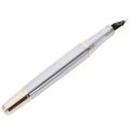 Jinhao 250 Frosted White Gold Fountain Pen M Nib Fountain Pen Gift Festival. 