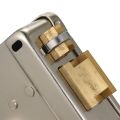 Electronic Door Lock Suitable for Outdoor Main Metal Gate Wood gate Villa Flate for Electric Lock Security System, Metallic. 